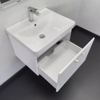Тумба с раковиной Comforty Ангара 00-00017871, 60 см, цвет белый матовый