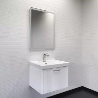 Тумба с раковиной Comforty Ангара 00-00017871, 60 см, цвет белый матовый