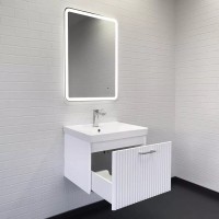 Тумба с раковиной Comforty Ангара 00-00017871, 60 см, цвет белый матовый