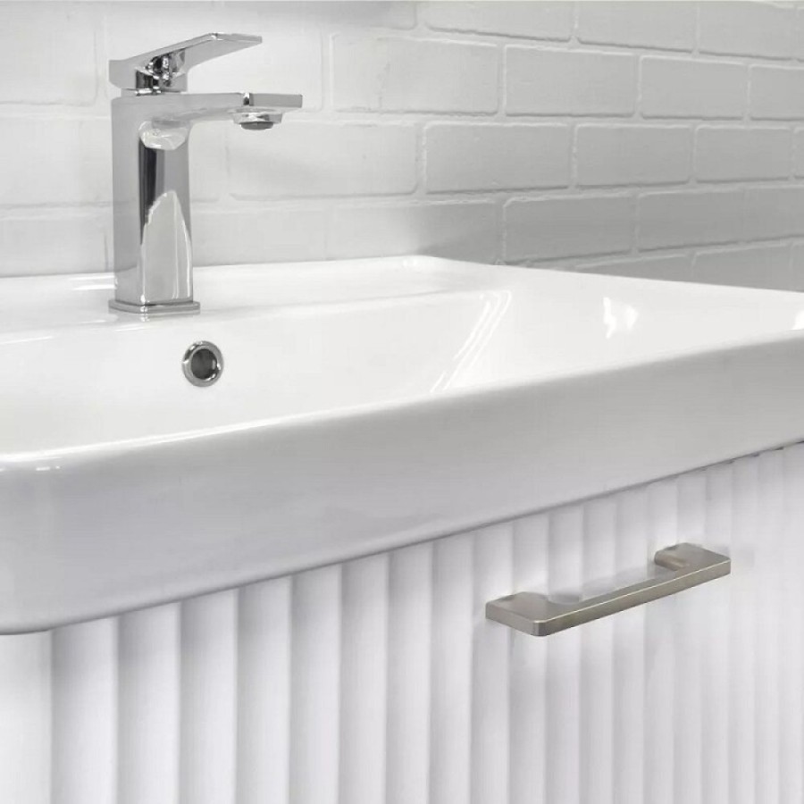 Тумба с раковиной Comforty Ангара 00-00017871, 60 см, цвет белый матовый