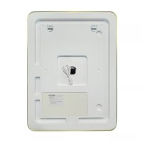 Зеркало Comfortу Ситара 00-00017881, 60 см, LED-подсветка, бесконтактный сенсор, алюминиевая рама, цвет золото