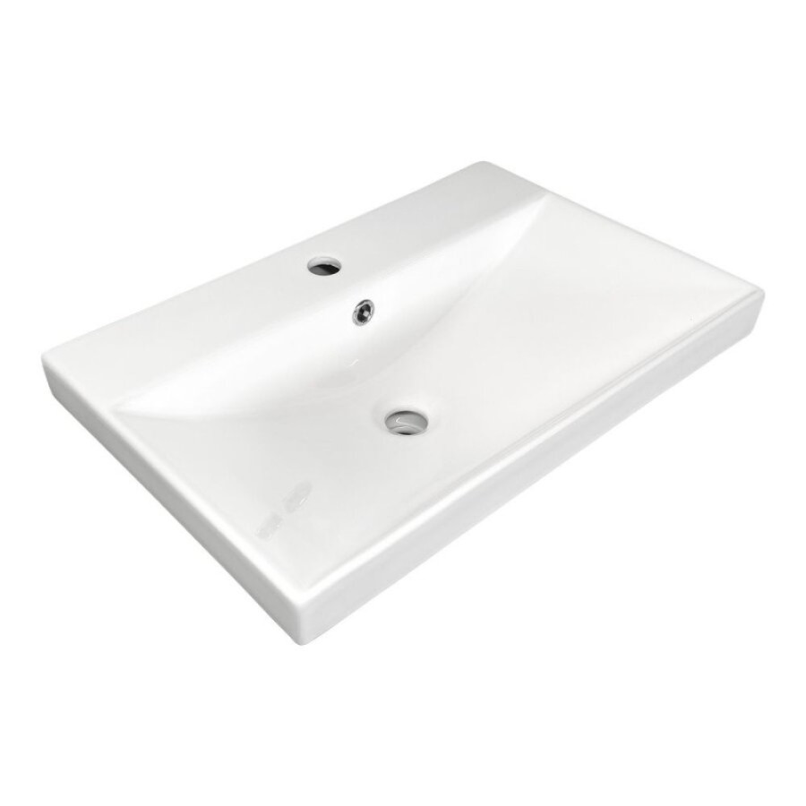 Тумба с раковиной Comforty Кама 00-00018655, 60 см, цвет белый глянец