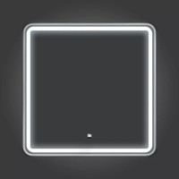 Зеркало Comfortу Ситара 00-00018682, 80 см, серобро, LED-подсветка, сенсор