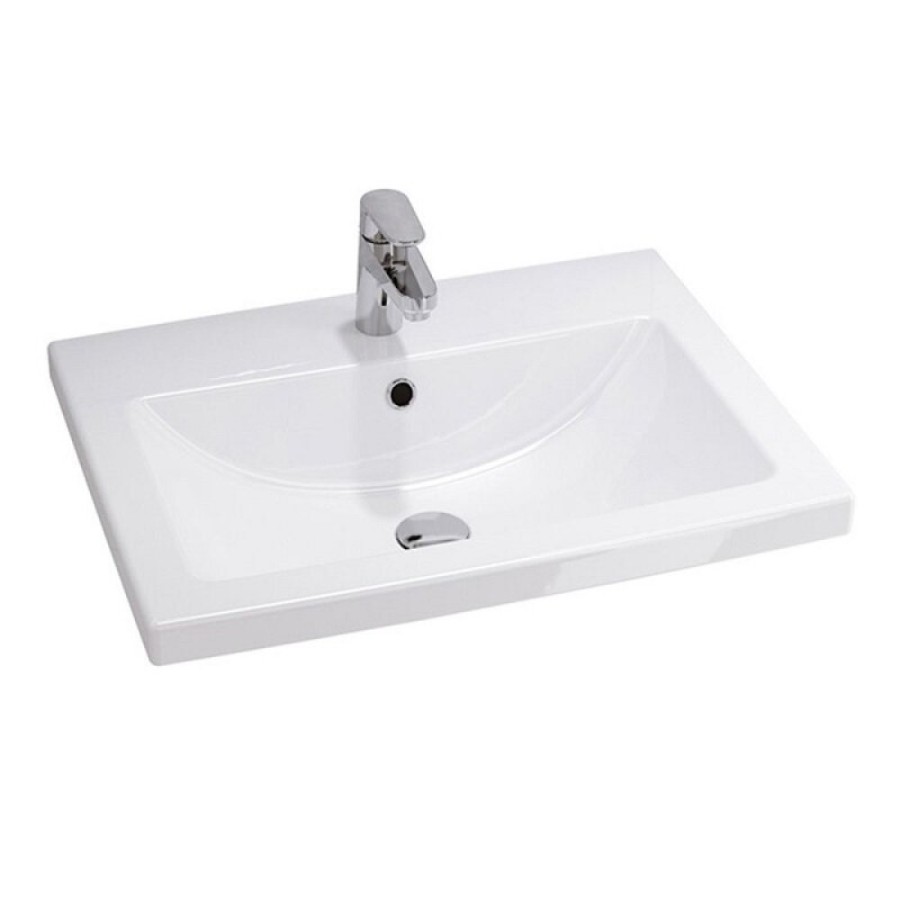Тумба с раковиной Comfortу Лима 00-00019179, 70 см, напольная, цвет антрацит