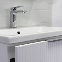 Тумба с раковиной Comfortу Лима 00-00019188, 70 см, подвесная, цвет белый матовый