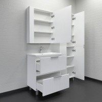 Тумба с раковиной Comfortу Лима 00-00019211, 70 см, цвет белый матовый