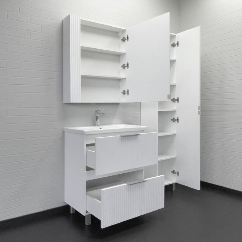 Тумба с раковиной Comfortу Лима 00-00019211, 70 см, цвет белый матовый