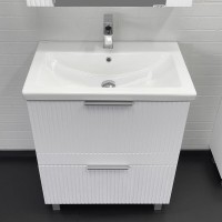 Тумба с раковиной Comfortу Лима 00-00019211, 70 см, цвет белый матовый