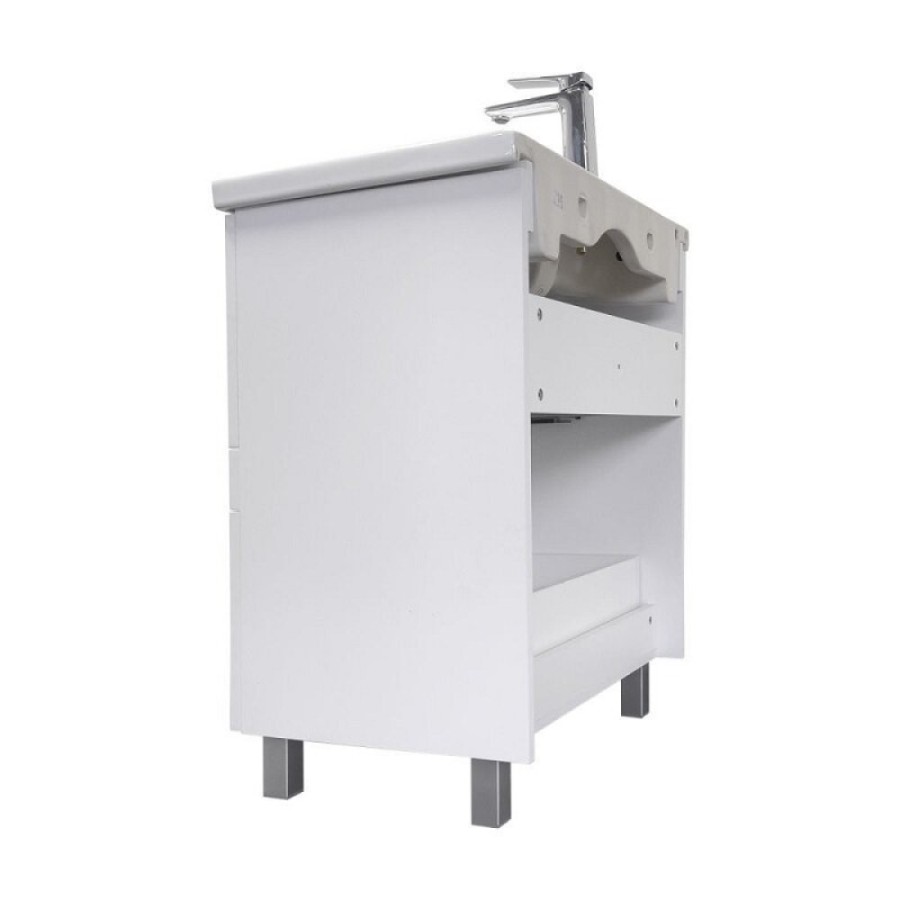 Тумба с раковиной Comfortу Лима 00-00019211, 70 см, цвет белый матовый