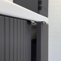 Тумба с раковиной Comfortу Лима 00-00019240, 60 см, напольная, цвет антрацит