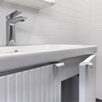 Тумба с раковиной Comfortу Лима 00-00019241, 60 см, напольная, цвет белый матовый