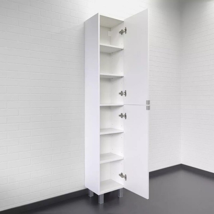 Шкаф-колонна Comfortу Лима 00-00019243, 35 см, цвет белый матовый