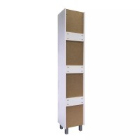 Шкаф-колонна Comfortу Лима 00-00019243, 35 см, цвет белый матовый