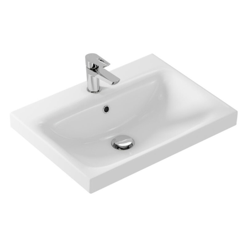Тумба с раковиной Comfortу Касабланка 00-00019249CF, подвесная, 60 см, цвет серый шёлк