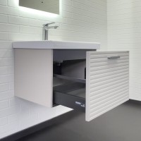 Тумба с раковиной Comfortу Касабланка 00-00019249CF, подвесная, 60 см, цвет серый шёлк