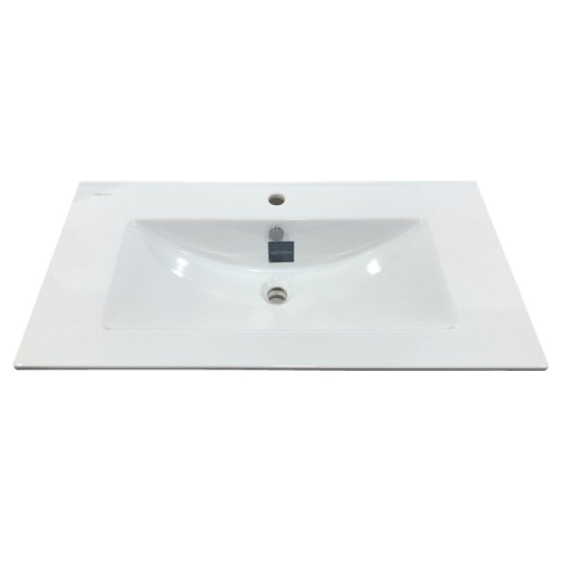Тумба с раковиной Comfortу Бордо 00-00019288 (00-00019288CF), 90 см, подвесная, дуб темно-коричневый, раковина Comforty 9090M белая