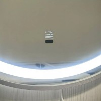 Зеркало Comfortу Лея 00-00019349, 60 см, LED-подсветка, бесконтактный сенсор, алюминиевая рама, цвет серебро