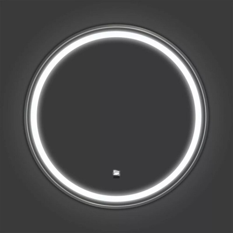 Зеркало Comfortу Лея 00-00019349, 60 см, LED-подсветка, бесконтактный сенсор, алюминиевая рама, цвет серебро