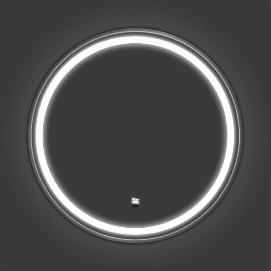 Зеркало Comfortу Лея 00-00019349, 60 см, LED-подсветка, бесконтактный сенсор, алюминиевая рама, цвет серебро