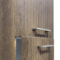 Шкаф-пенал Comfortу Ангара 00-00019358, 35 см, подвесной, цвет дуб темно-коричневый