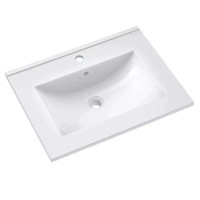 Тумба с раковиной Comfortу Бильбао 00-00019361, напольная, 60 см, цвет серый шелк