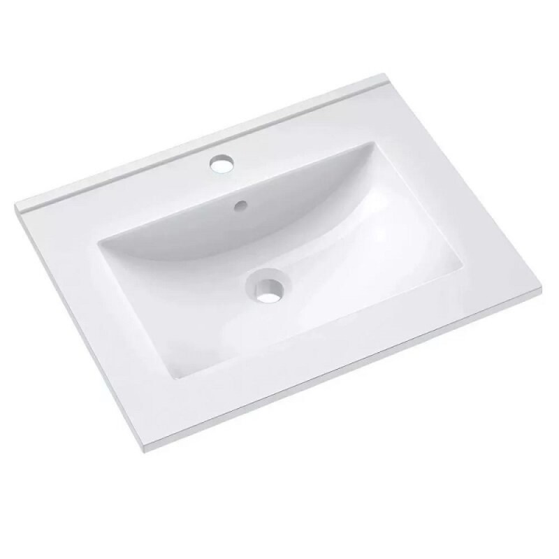 Тумба с раковиной Comfortу Бильбао 00-00019361, напольная, 60 см, цвет серый шелк