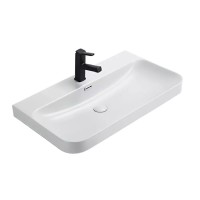 Тумба Comforty Мадрид, 00-00019943, 80 см, с раковиной Comforty CF19595BX-80, белая матовая
