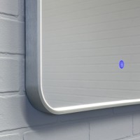 Зеркало Comfortу Сириус 00-00020612 (00-00014193CF), 60 см, LED IC-подсветка холодный свет, сенсор, рама серебро матовое