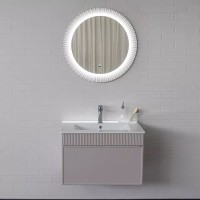 Тумба с раковиной Comfortу Мадрид 00-00020643, 70 см, подвесная, цвет серый шелк