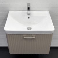 Тумба с раковиной Comforty Ангара 00-00021034, 60 см, цвет латте