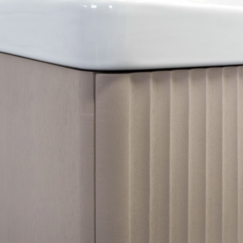 Тумба с раковиной Comforty Ангара 00-00021034, 60 см, цвет латте