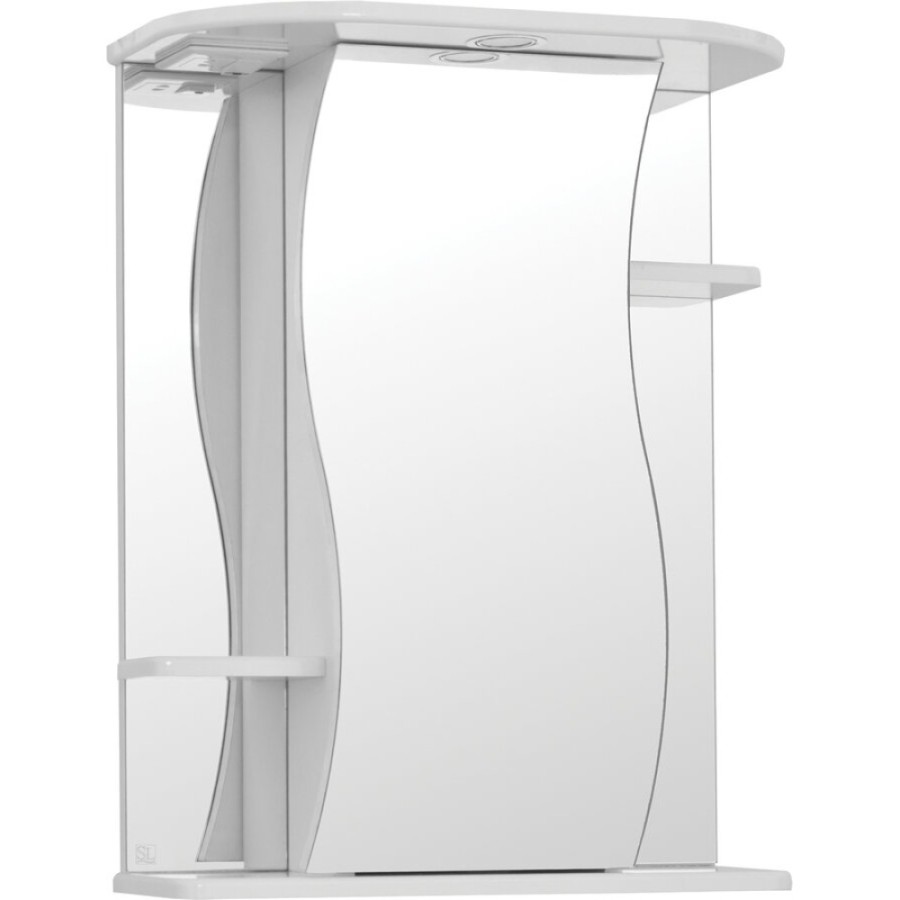 Зеркальный шкаф Style Line Эко Волна Лилия, 55 см, ЛС-00000119