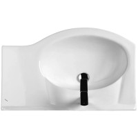 Раковина Style Line Коралл ЛС-00000164, 85 см,правая, фаянс, цвет белый