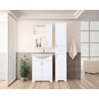 Шкаф-пенал Style Line Олеандр-2 36 ЛС-00000210 Люкс, 36 см, напольный, белый