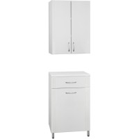 Комод Style Line Эко Стандарт ЛС-00000229, 60 см, с бельевой корзиной, цвет белый