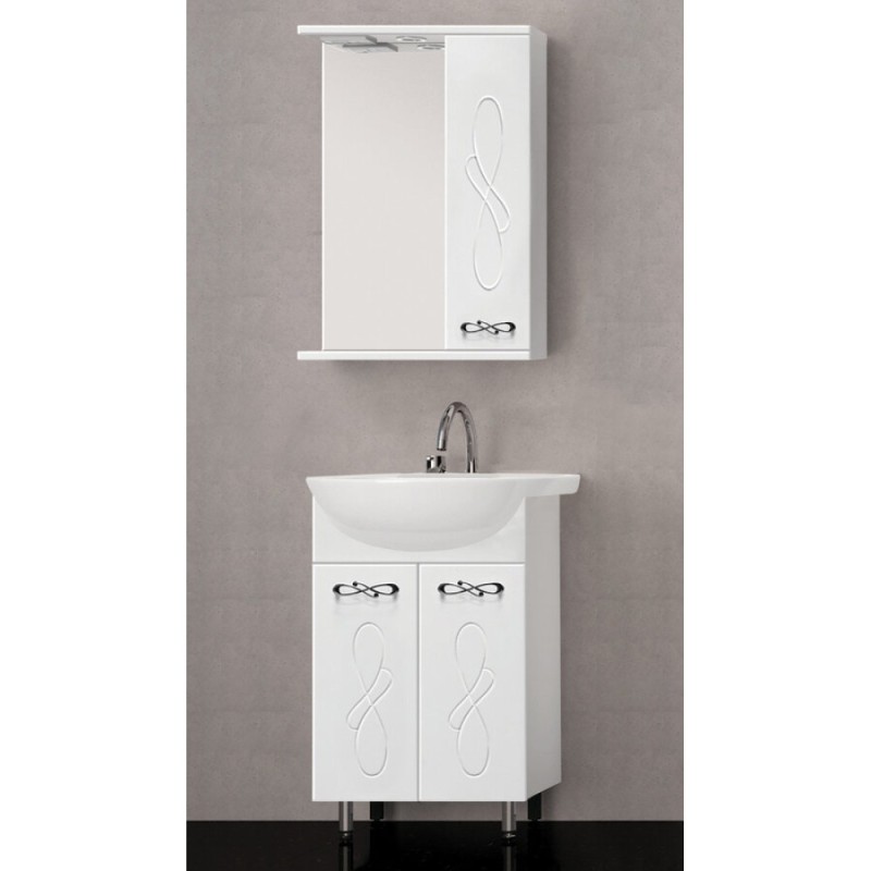 Зеркало-шкаф Style Line Венеция 55/С ЛС-00000261, 55 см, правое, подвесное, белое