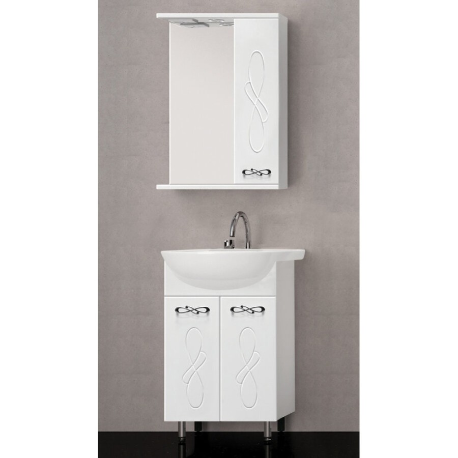 Зеркало-шкаф Style Line Венеция 55/С ЛС-00000261, 55 см, правое, подвесное, белое