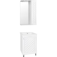 Зеркало-шкаф Style Line Канна 50/С ЛС-00000293 Люкс, 50 см, правое, подвесное, белое