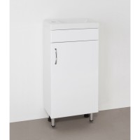 Тумба под раковину Style Line Эко Стандарт №1 40 ЛС-00000307, 40 см, напольная, белая