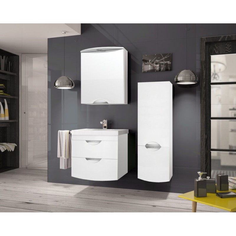 Шкаф-пенал Style Line Жасмин-2 36 ЛС-00000309 Люкс, 36 см, подвесной, белый