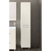 Шкаф-пенал Style Line Ассоль 36 ЛС-00000357 Люкс, 36 см, напольный, техно платина
