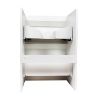 Тумба под раковину Style Line El Fante Даллас 120, Люкс Plus, 120 см, напольная, белая, СС-00000388
