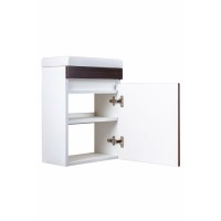 Тумба под раковину Style Line Compact 40 CC-00000417 Люкс, 40 см, подвесная, венге