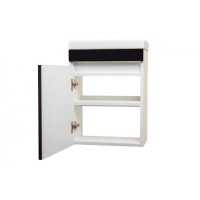 Тумба под раковину Style Line Compact, 40 см, подвесная, черная, CC-00000419