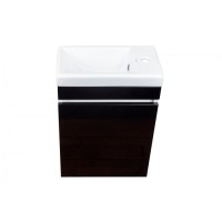 Тумба под раковину Style Line Compact, 40 см, подвесная, черная, CC-00000419