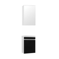 Тумба под раковину Style Line Compact, 40 см, подвесная, черная, CC-00000419