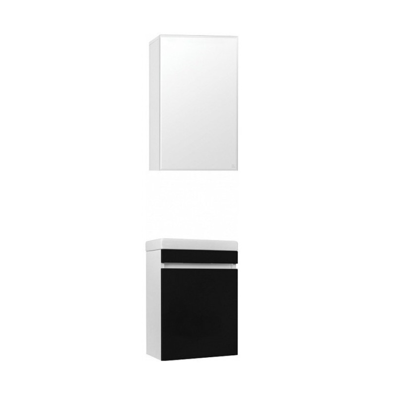Тумба под раковину Style Line Compact, 40 см, подвесная, черная, CC-00000419