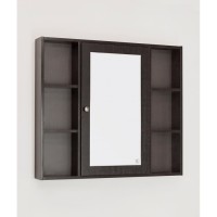 Зеркало-шкаф Style Line Кантри 90 ЛС-00000462, 90 см, подвесное, венге