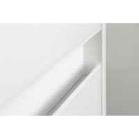 Тумба Style Line Монако ЛС-00000634 Plus, 80 см подвесная, осина/белый лакобель