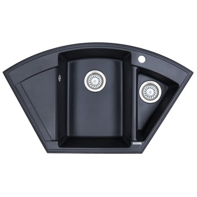 Кухонная мойка Granula GR-9001 9001sv, шварц